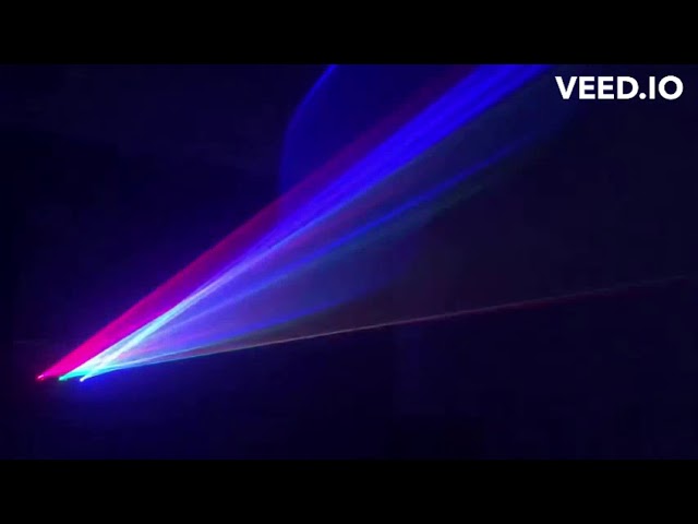 اضائة ليزر حفلات 3 عدسات مستطيل 7 الوان