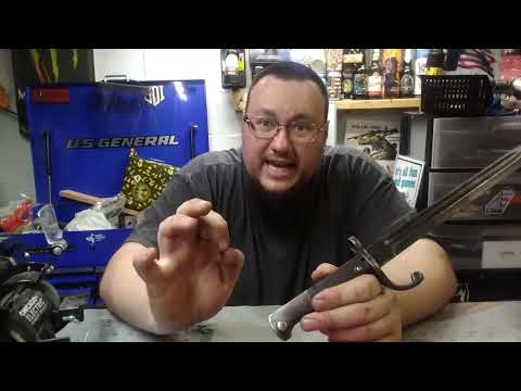 Argentine, Brazilian Bayonet restoration complete and important bayonet info!