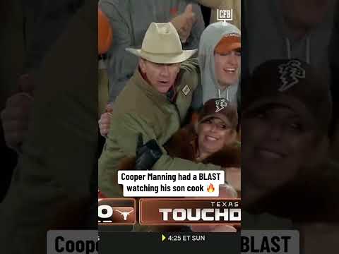 Cooper Manning Had A Blast Watching His Son Cook 😂
