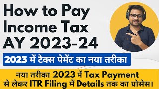 How to Pay Income Tax Online 2023-24 | Self Assesement Tax Payment Online | Income Tax Challan