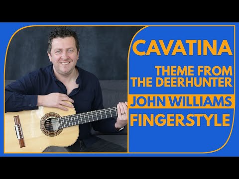 Cavatina (Deer Hunter Theme) - Easier Guitar Lesson - Free TAB - John Williams