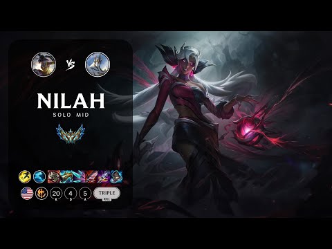 Nilah Mid vs Galio - NA Challenger Patch 13.21
