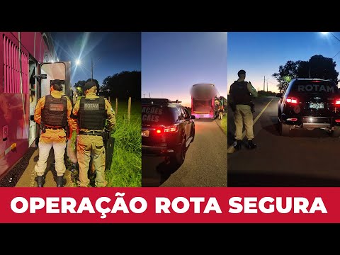 OPERAÇÃO ROTA SEGURA ABORDA ÔNIBUS NA PR 444 EM APUCARANA
