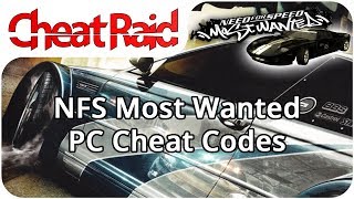 Need For Speed: Most Wanted Cheat Codes | PC