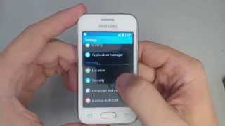 How to factory reset Samsung Galaxy Young 2 G130HN  from menu settings