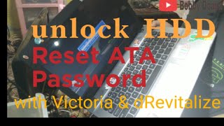 Cara unlock HDD password dg Victoria dan dRevitalize