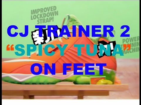 Nike Zoom CJ Trainer 2 "SPICY TUNA" ON FEET - Calvin Johnson