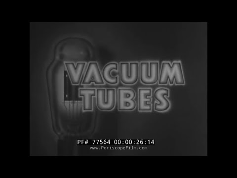 WWII RADIO OPERATOR   VACUUM TUBE TRAINING FILM 77564