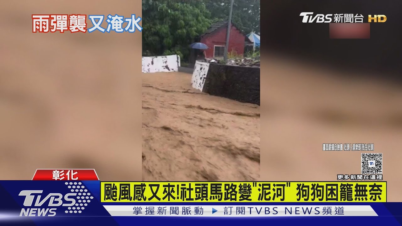 山區暴雨釀災!彰化社頭「泥流如河」 寵物被困籠中無奈眼神全都錄