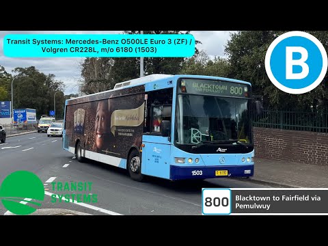 Transit Systems: Mercedes-Benz O500LE Euro 3 (ZF) / Volgren CR228L, m/o 6180 (1503)