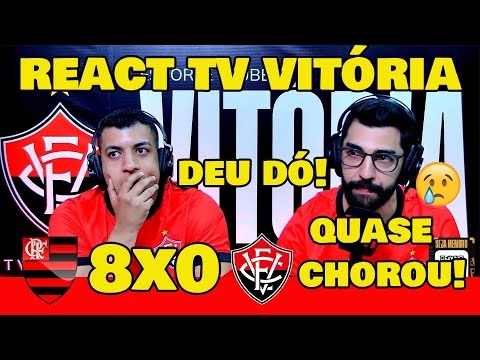 VAMOS RIR REAÇÕES TV VITÓRIA - FLAMENGO 8x0 VITÓRIA A MAIOR GOLEADA DOS PONTOS CORRIDOS DA HISTÓRIA!