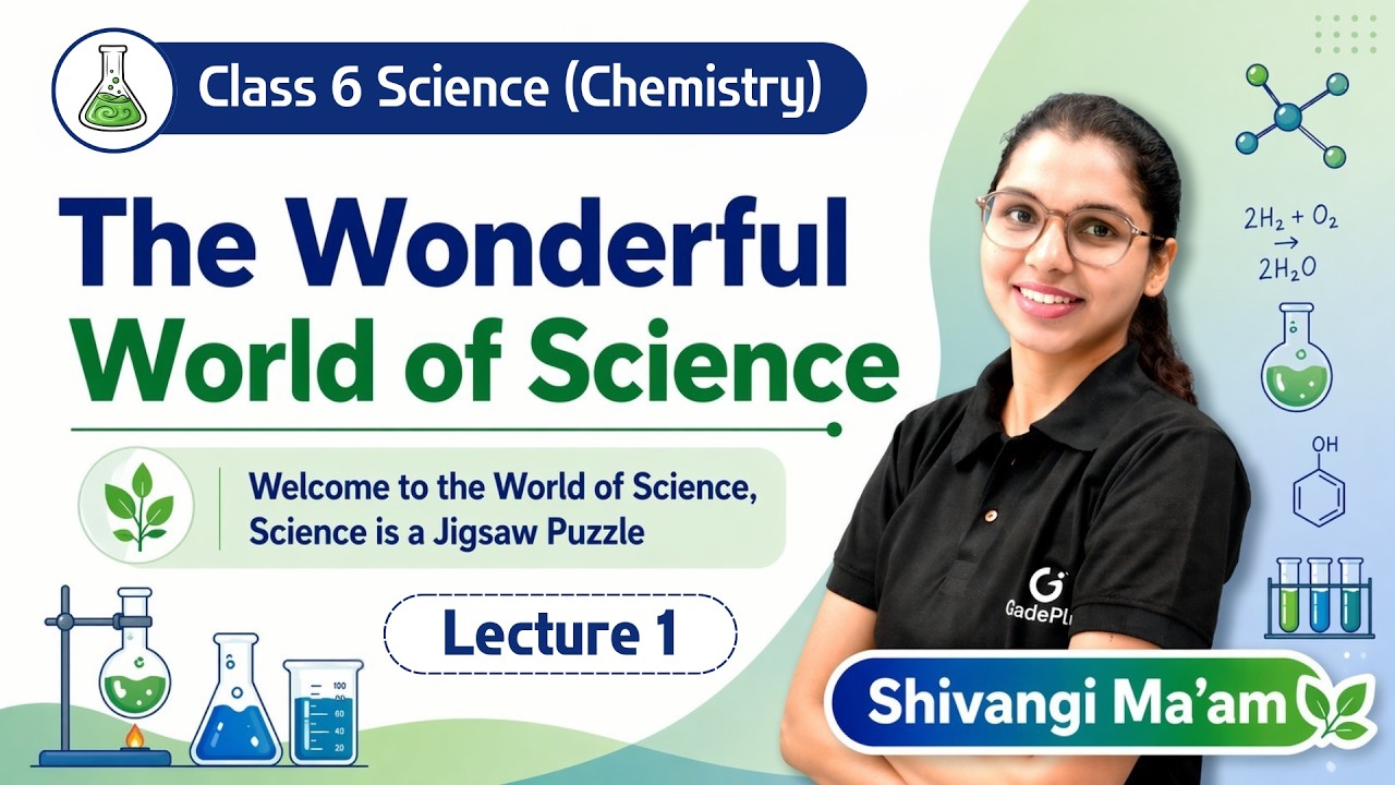 Chapter - 1 | Lecture - 1 | The Wonderful World of Science | Welcome to the world of Science