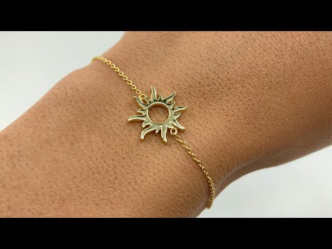 sun charm bracelet