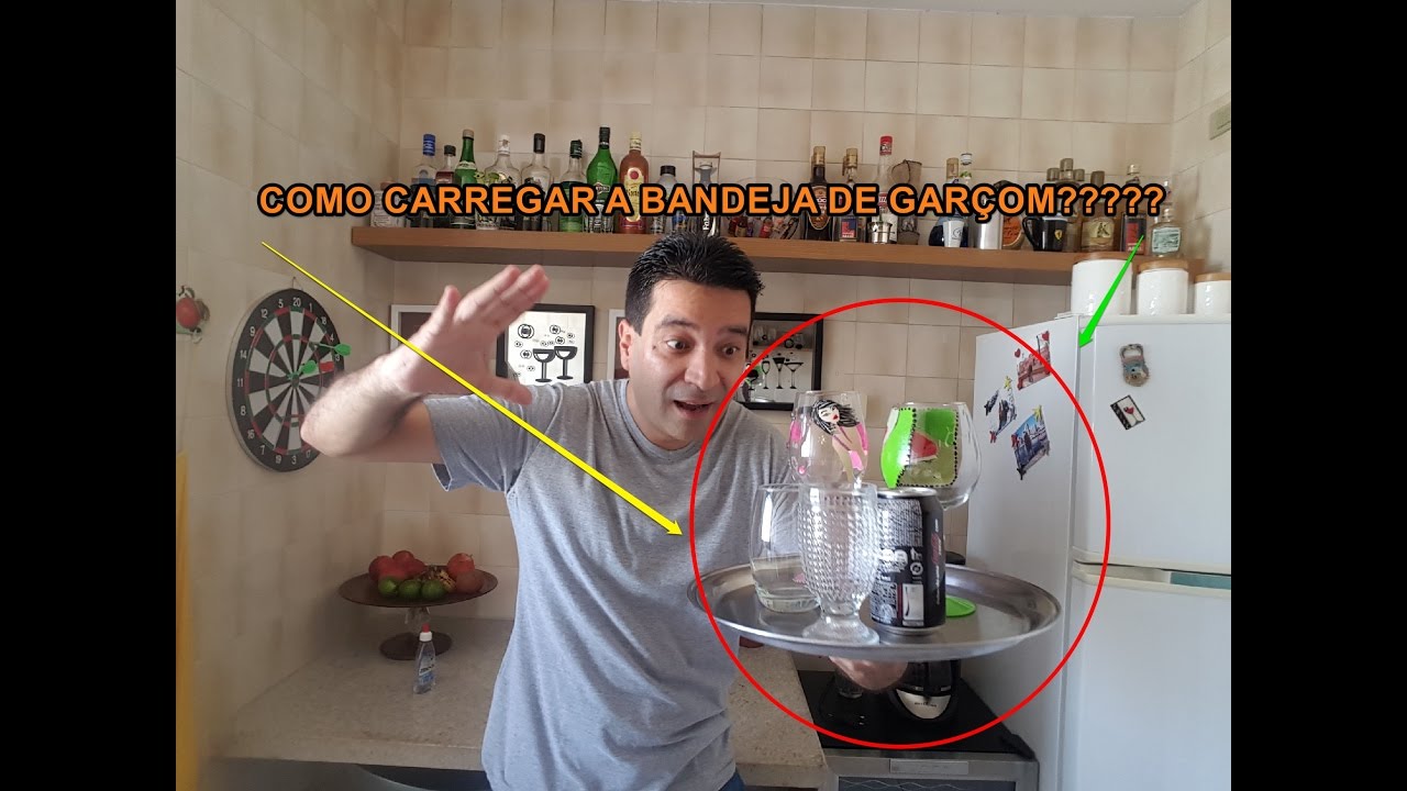 Curso de Garçom - Dicas de bandeja - Denis de Moraes