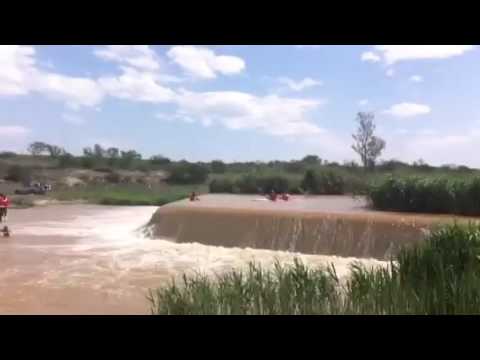 Paddling Cradock Weir - Fish River Marathon 2015