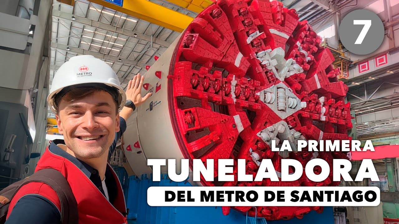 Así es la máquina tuneladora para construir los túneles de la Línea 7