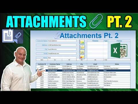 How To Create Unlimited File Attachments With A Thumbnail Preview In Excel Part 1