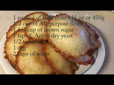 Another way to make Cambodia nom chak chol (Cambodia deep fried pan cake)