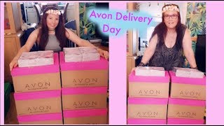 Avon Delivery day !! Haul/Vlog