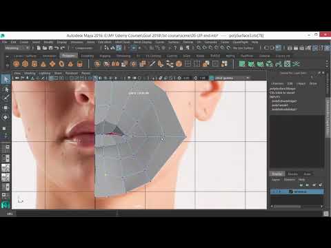 Learn Maya Character Head Modeling for Beginners