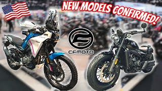 NEW 2024 CFMOTO Motorcycles Announced - AIMEXPO 2024 | CFMOTO Adventure Bike & CFMOTO Cruiser