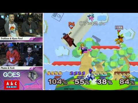 CC2k16   SSBM Doubles   Ryan Ford & LP Trulliam vs Phake & Frost Fork