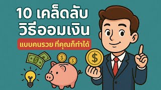 10 เคล็ดลับ! วิธีออมเงิน แบบคนรวยที่คุณก็ทำได้!