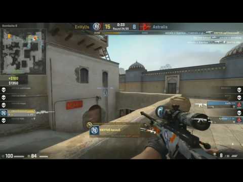 Astralis vs EnVyUs | kennyS 3k to close it out [ECS Season 2 Europe]