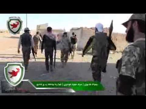 تمشيط قرية رسم الضبع في ريف حماة الشرقي من قبل لواء ذئاب الغاب ضمن معركة قادمون