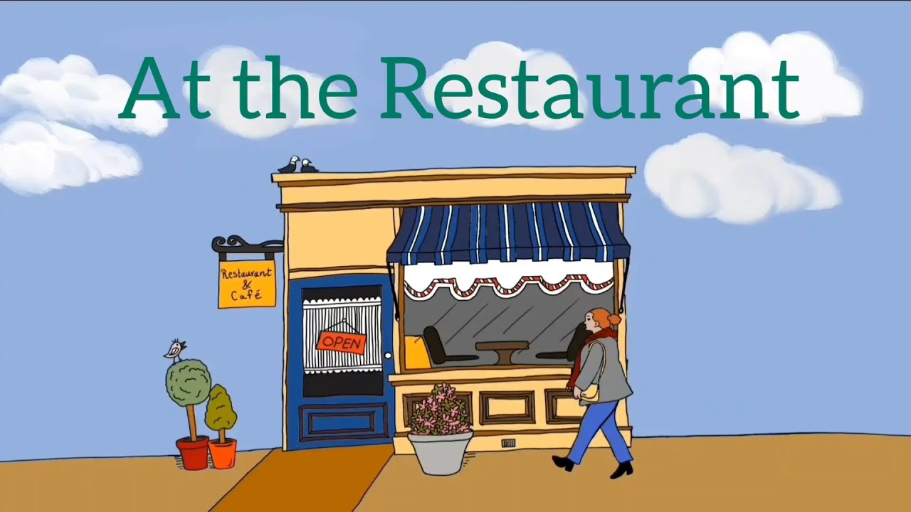 Simple Conversation at the Restaurant 🍽 | English Speaking Practice | My English Corner