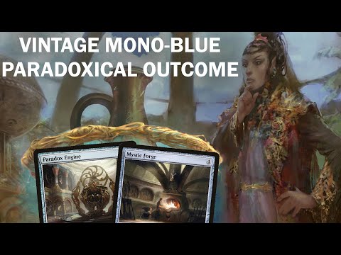 BLUE IS BEST! Vintage Mono-Blue Paradoxical Outcome Combo with Paradox Engine, Mystic Forge MTG PO