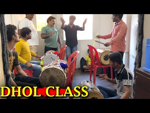 4 Dhol Students Playing Together | Dhol Class In Mumbai | Dhol Lesson | Punjabi Dhol | Music Class