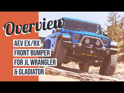 AEV EX/RX Front Bumper for Jeep Wrangler & Gladiator