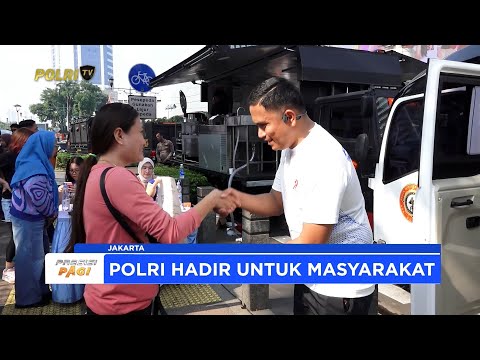 PERINGATI HARI BHAYANGKARA KE-79 BAINTELKAM POLRI BUKA LAYANAN SKCK KELILING