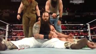 Bray Wyatt sings "He's got the whole world in his hands" - RAW 21/04/2014