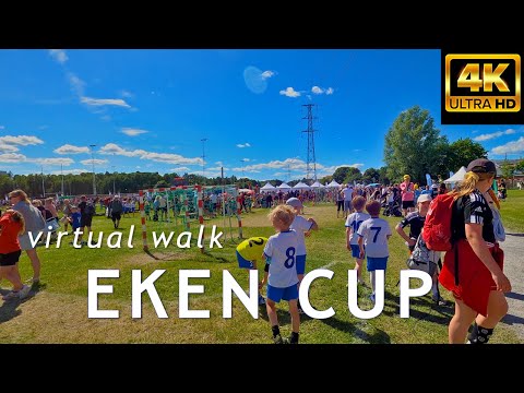 Eken cup - Walk among handball-playing youngsters in Gubbängen, Stockholm [4K] #ekencup #handball