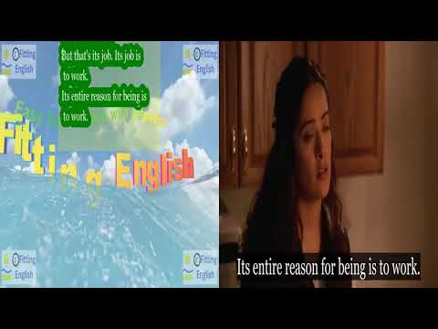 Lesson046 Study English through film FOOLS RUSH IN on 3chnl Fitting English