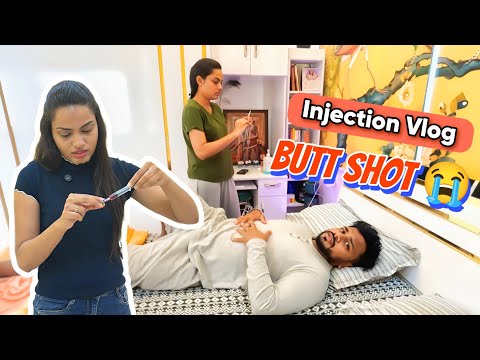 New INJECTION Doctor Vlog: FUNNY Painkiller Shot Se Hasi Nahi Ruk Rahi! 😂💉 Butt injection video 