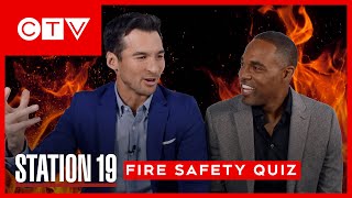 Cast of 'Station 19' Answers A Fire Safety Quiz | Station 19 video