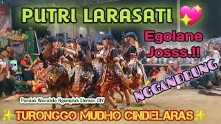 Download lagu Ganongan nggandrung Putri Larasati ft Jathilan Turonggo Mudho Cindelaras live Wonolelo Ngemplak 2022 mp3