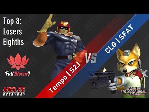 Full Bloom 4 - Tempo | S2J (Captain Falcon) vs. CLG | SFAT (Fox) - SSBM - Top 8 - Losers Eighths