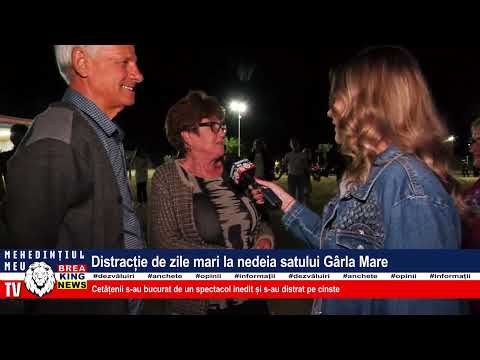 DISTRACȚIE DE ZILE MARI LA NEDEIA SATULUI GÂRLA MARE