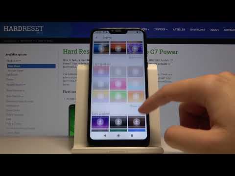 How to Change Keyboard Theme on Motorola Moto G7 Power - Outstanding Keyboard Background