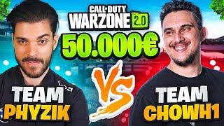 J'AFFRONTE CHOWH1 EN TOURNOI À 50.000€ SUR WARZONE 2