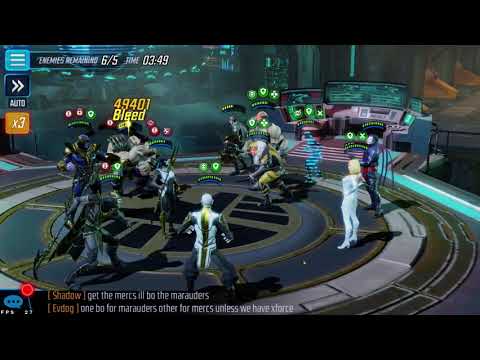 Emma Frost Marauders V BO War Punchdown