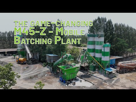 Concrete Production Reinvented: Explore #SCHWINGStetter India's M45-Z Mobile #BatchingPlant!