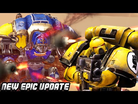 Imperial Knight & Astartes vs Iron Warriors! - Dawn of War II: Codex Edition (Mod)