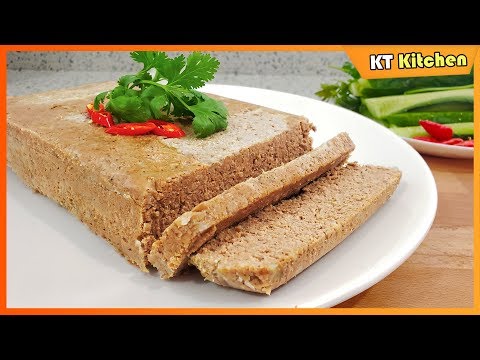PATE GAN - Cách Làm Pate Gan Heo Thơm Béo Chuấn Vị - Cực Kỳ Đơn Giản - Pork Liver Pate - ENGLISH CAP