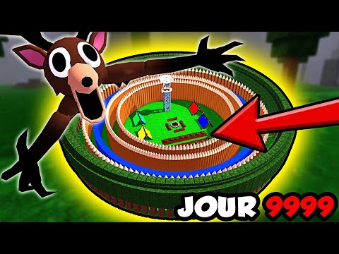 I Built THE MOST SECURE 3-WALL FORTRESS BASE in 99 Nights in Roblox Forest!