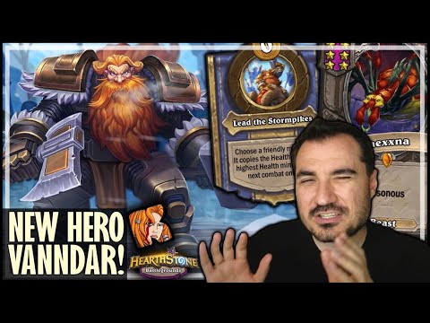 NEW HERO VANNDAR FINALLY WINS! - Hearthstone Battlegrounds